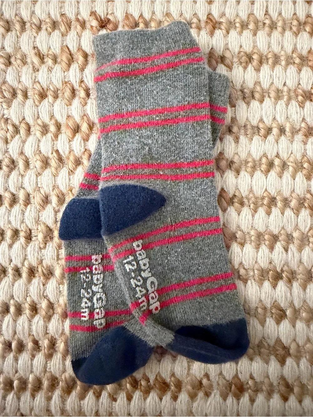 babyGap 11 Pairs Crew Socks Mid Calf Cotton Blend 12-24 Months